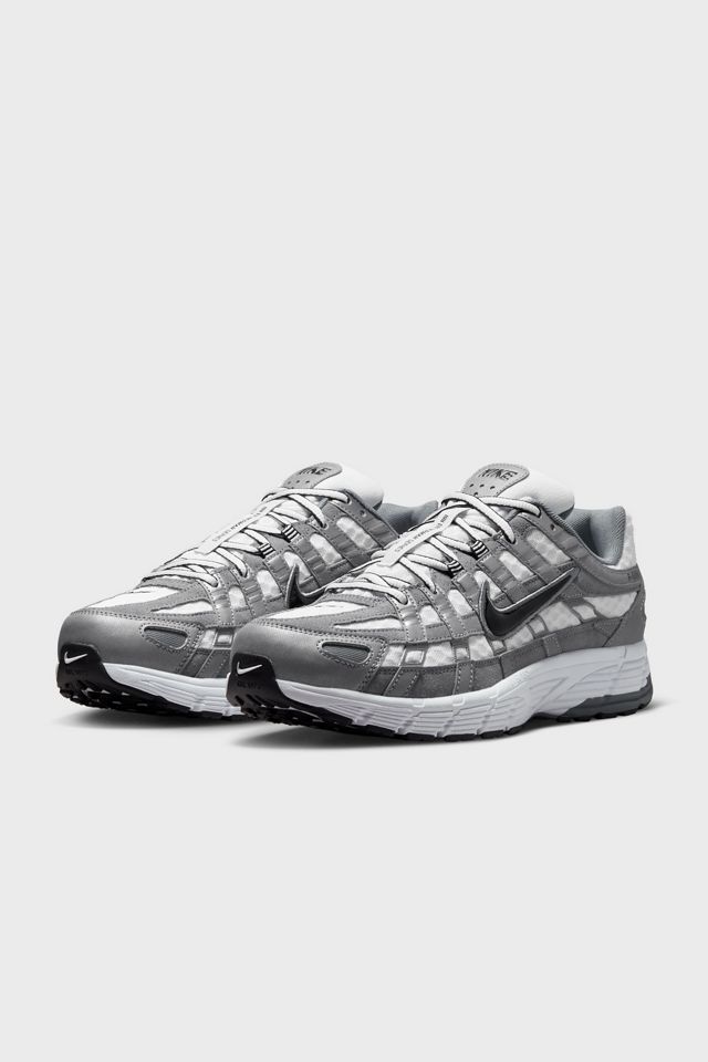 Nike White Metallic Flak P-6000 Trainers #1