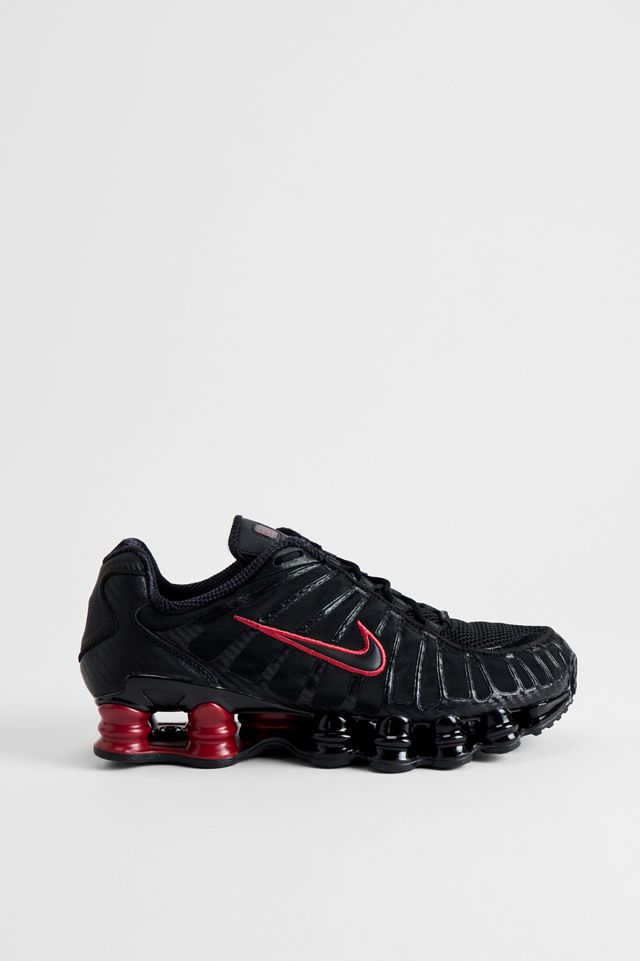 Nike Schwarze & Rote Shox TL Sneaker #1