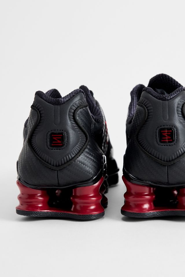 Nike Schwarze & Rote Shox TL Sneaker #4
