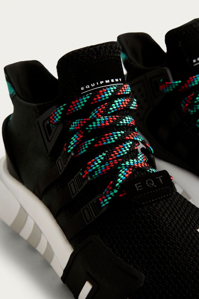 Adidas originals eqt basket adv trainers in black best sale