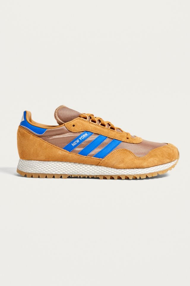 adidas New York Blue and Orange Trainers