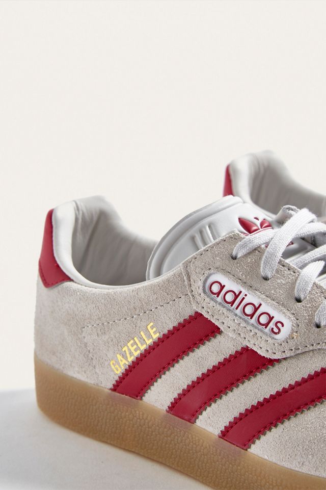 adidas gazelle silver green womens Adidas Gazelle Trainers Solid Grey/Red – 80's Casual Classics