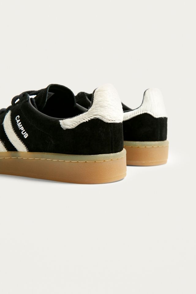 Adidas originals trainers black suede best sale