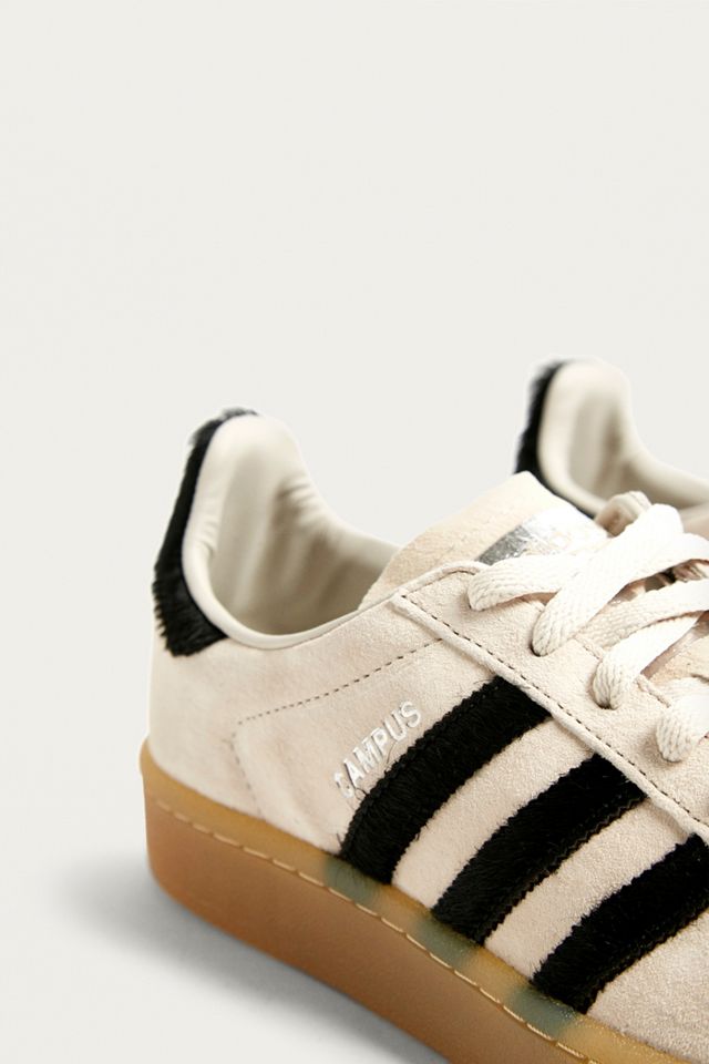 adidas Originals Campus Cream Suede Gum Sole Trainers | Urban Outfitters UK