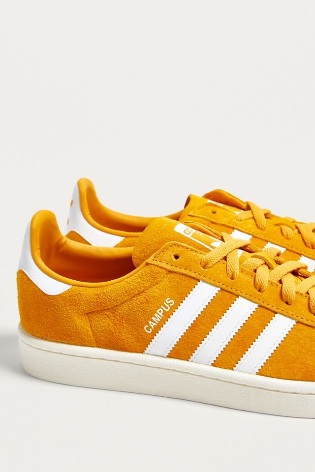 adidas Originals Campus Orange Suede Trainers #2
