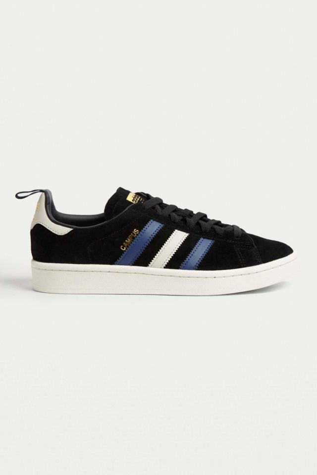 Adidas originals campus 2025 black colour stripe trainers