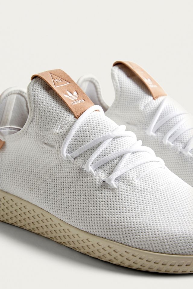 adidas Pharrell Williams White Tennis HU Trainers #2