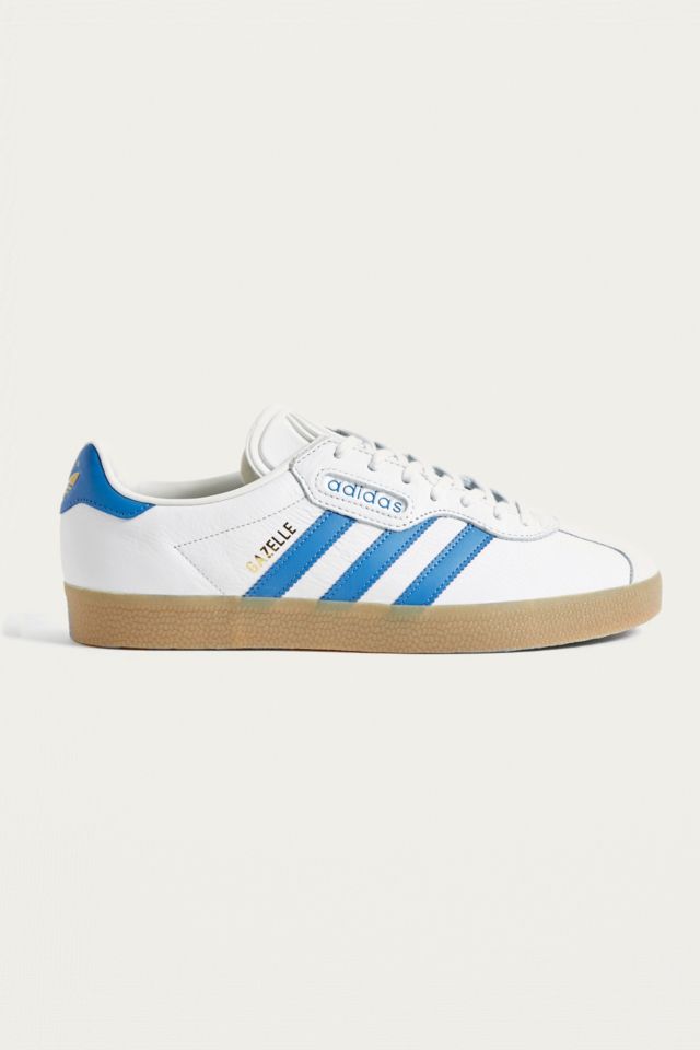 adidas Gazelle White Trainers