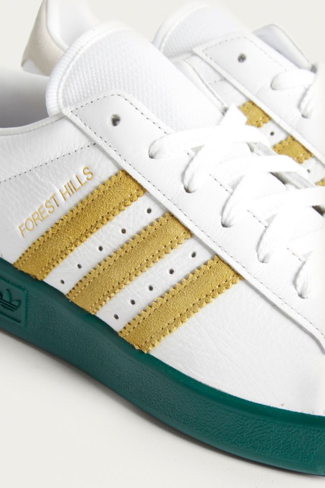 Adidas forest hills 2024 white gold green