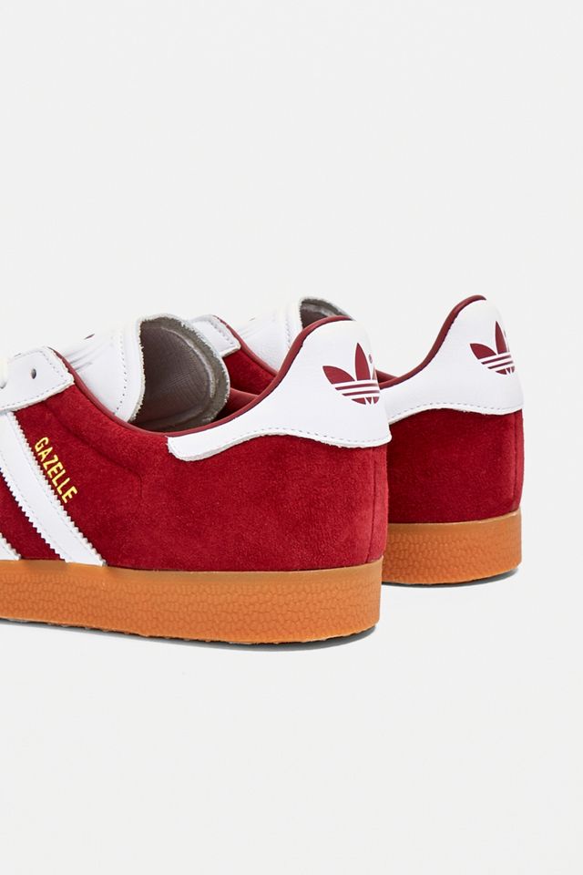 adidas gazelle silver green womens adidas x Wales Bonner adidas x Wales Bonner Burgundy Gazelle Pony Sneakers
