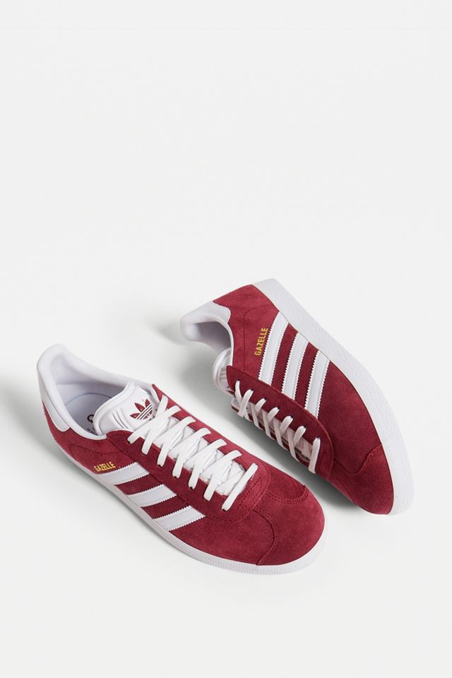 adidas gazelle silver green womens Adidas Gazelle Trainers Red/Future White