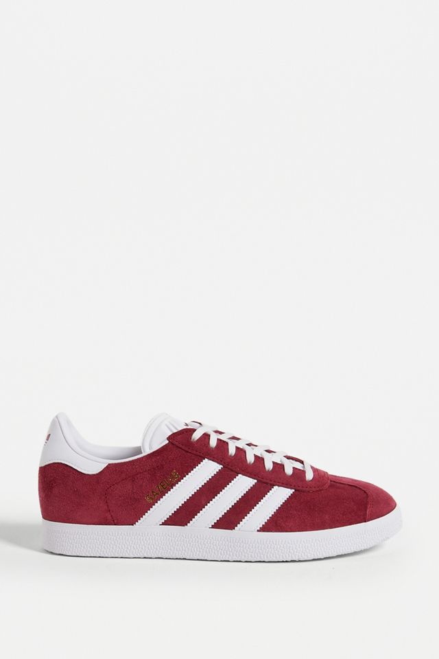 adidas Originals Red Suede Gazelle Trainers #1