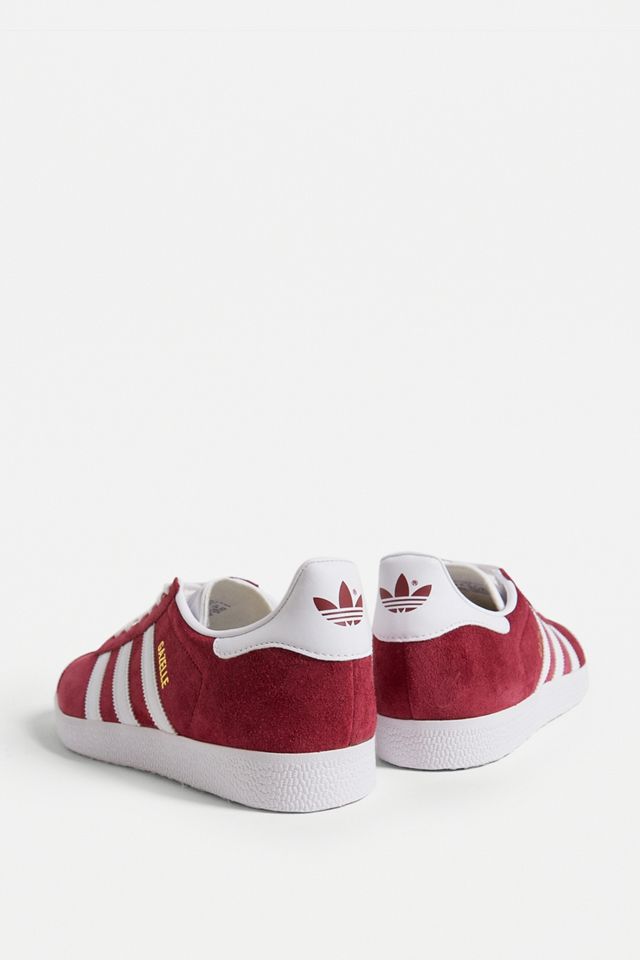 adidas Originals Red Suede Gazelle Trainers #3