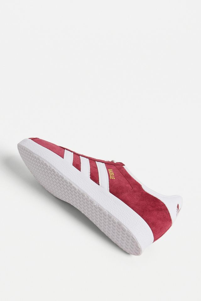 adidas Originals Red Suede Gazelle Trainers #4