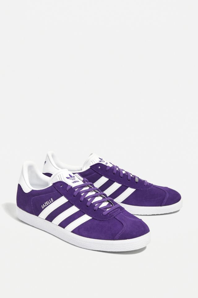 Adidas gazelle hot sale purple suede