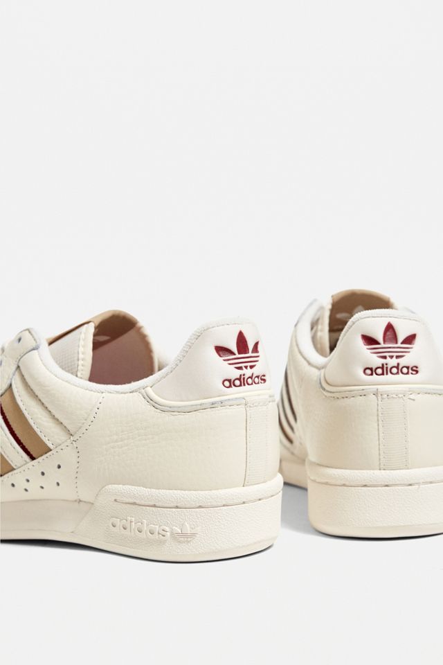 adidas gazelle silver green womens adidas Originals Continental 80 Glow Pink White Trainers – Awesome Shoes main image 0