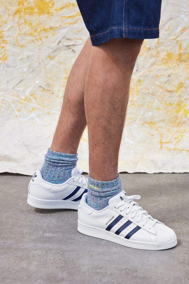 Adidas white hotsell superstar trainers