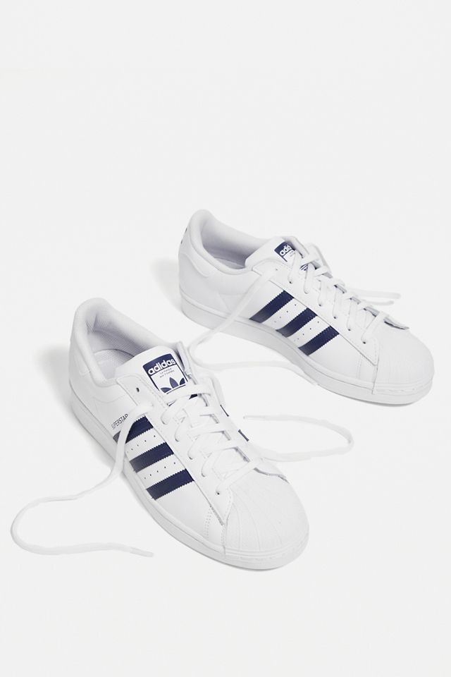 adidas Allenatori Superstar White & Navy #2