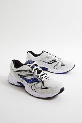 Baskets Saucony Ride Millennium blanches et bleues
