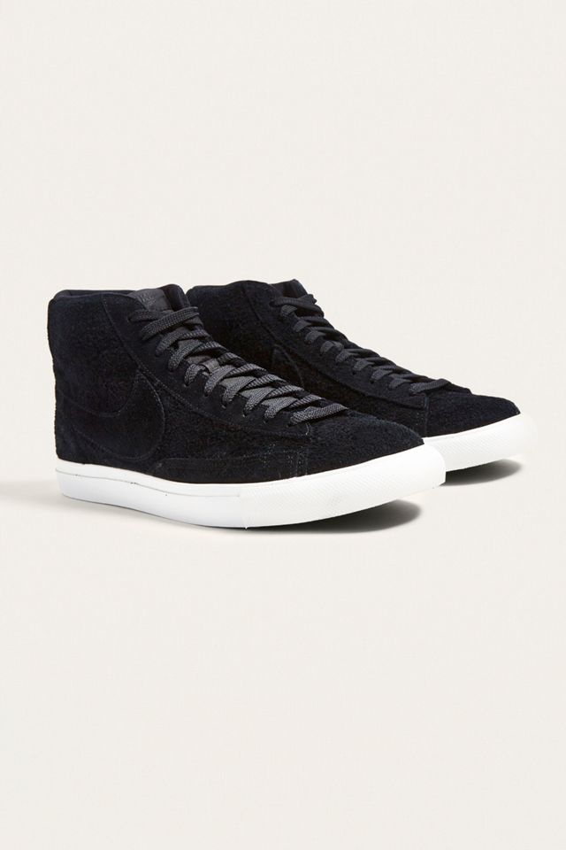 Nike Blazer Black Mid Trainers #1