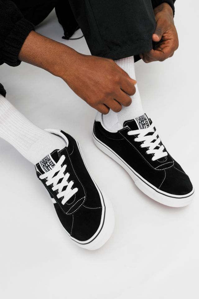 Vans Black Suede Sport Trainers Urban Outfitters UK