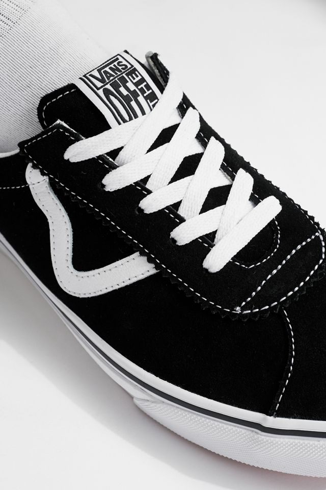 Vans - Baskets de sport en daim noires #3