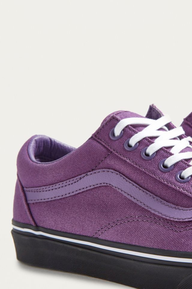 Vans old skool black and clearance purple