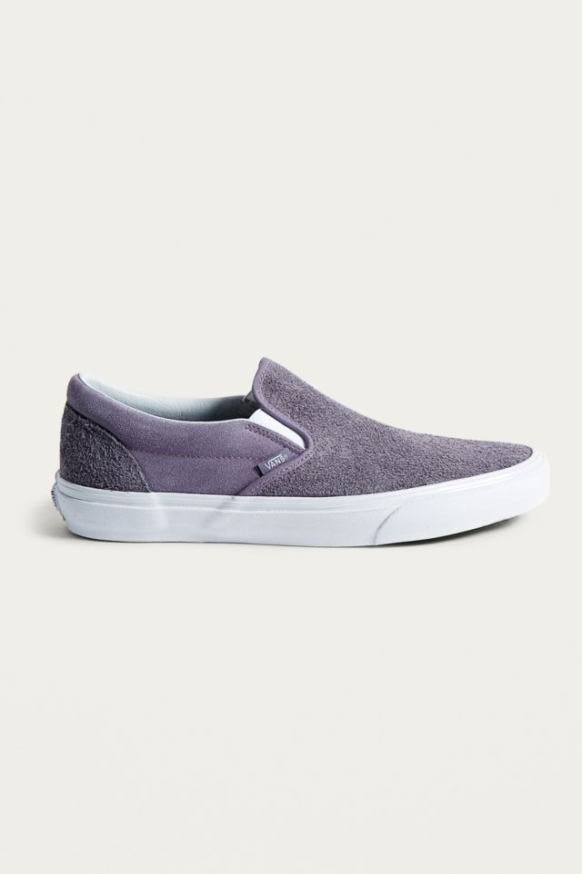 Suede fuzzy slip hot sale on vans