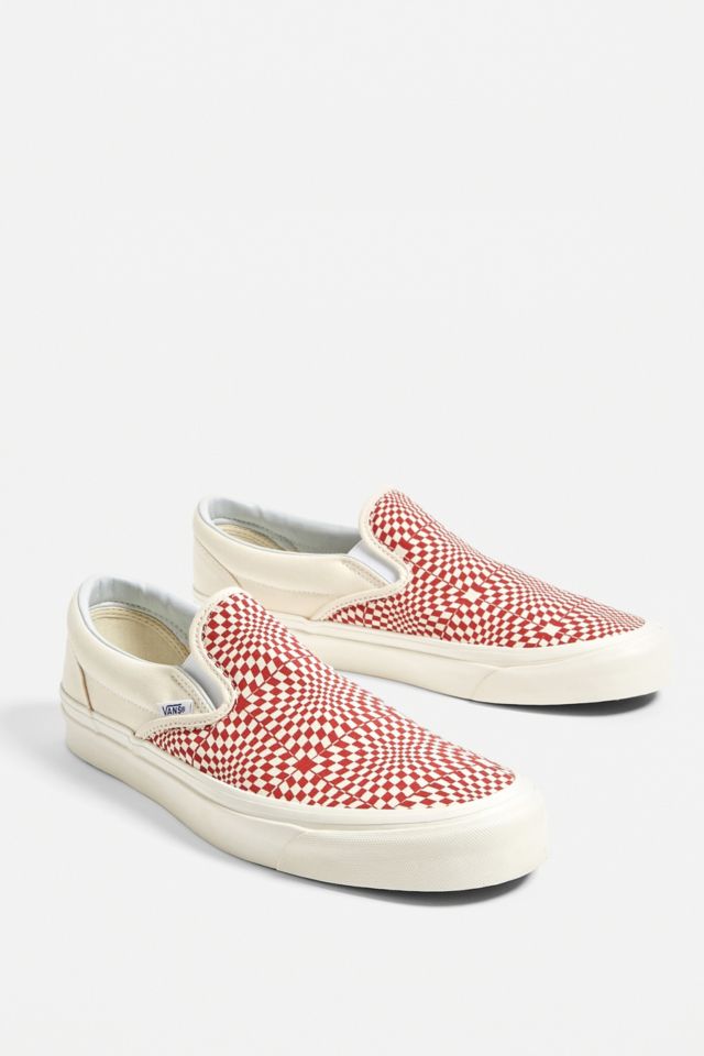 Checkerboard cheap vans trippy