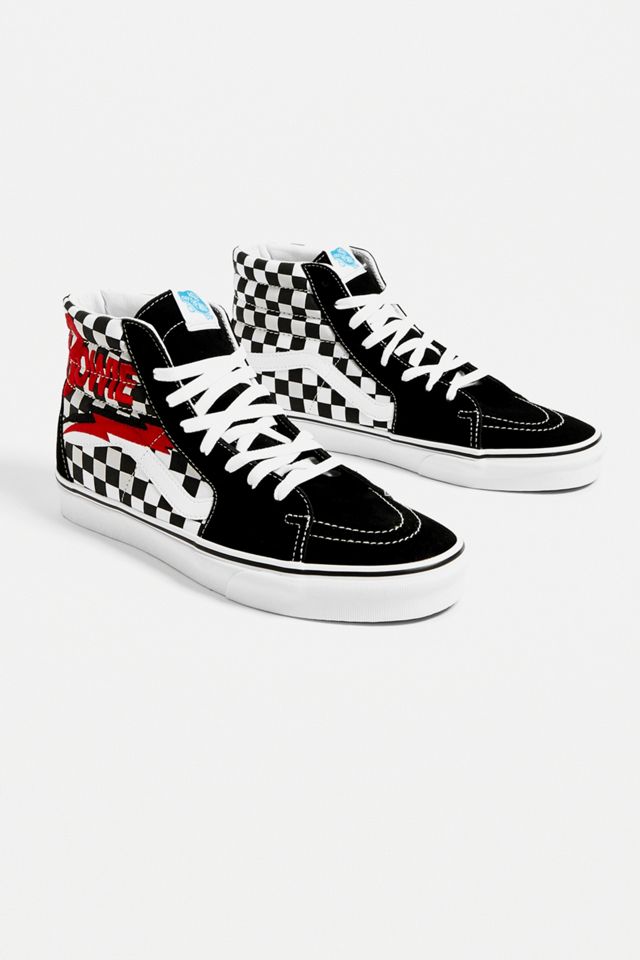 Vans Men's Sk8-Hi Vans x David Bowie Limited Edition Suede Canvas Sneaker
