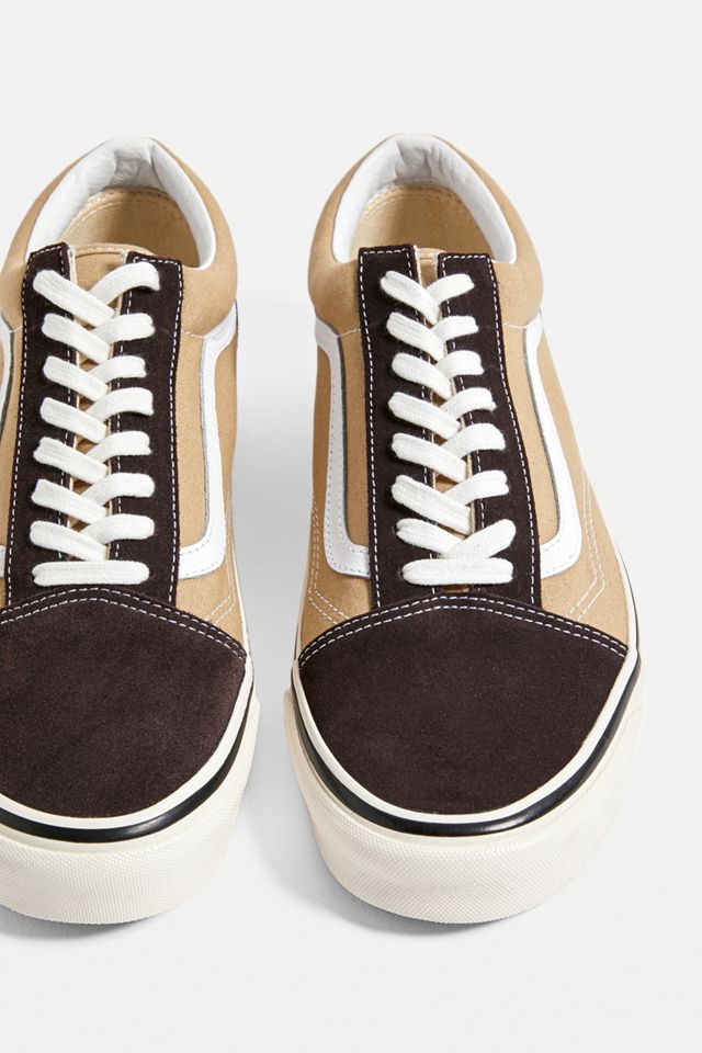 Vans Old Skool Chocolate and Khaki Trainers #1