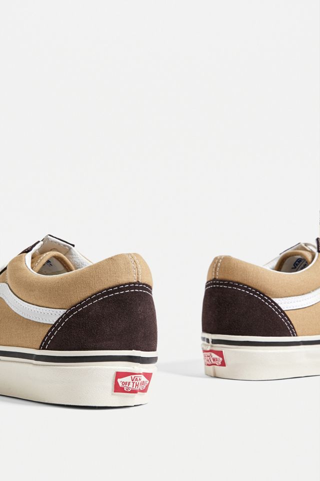 Vans Old Skool Chocolate and Khaki Trainers #4