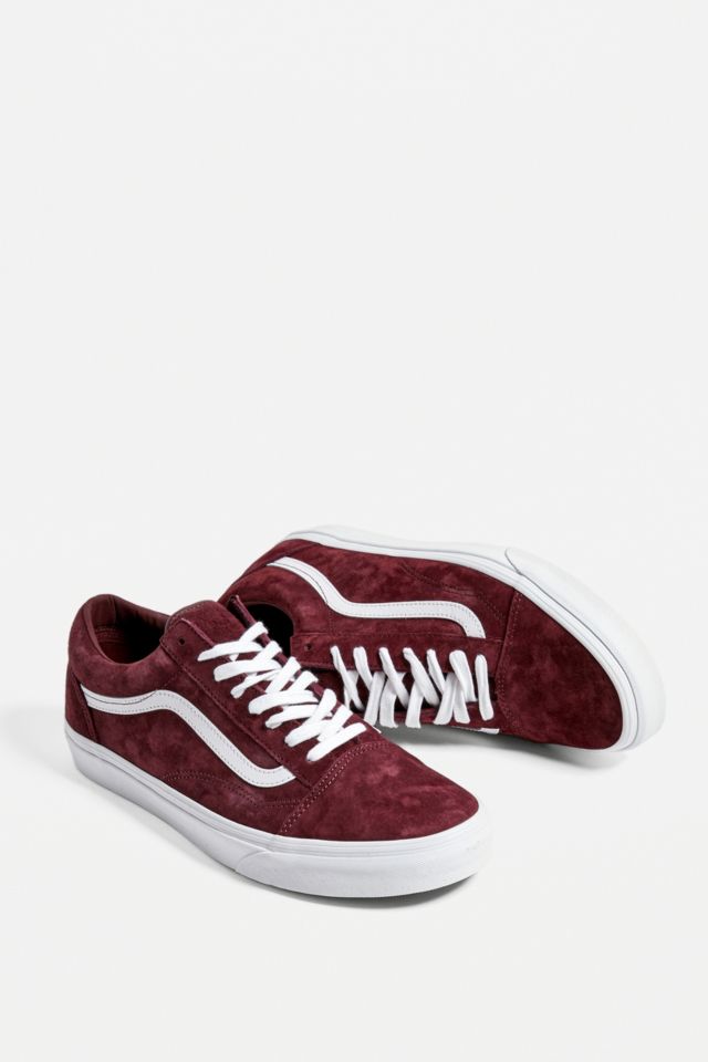 Vans old best sale skool suede bordeaux