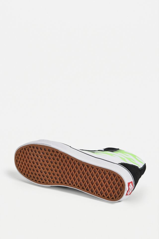 Vans Sk8-Hi Black Flame Trainers #2