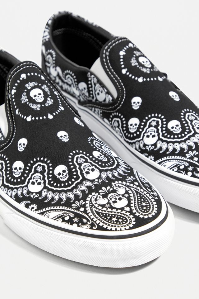 Vans Bandana Print Classic Slip-On Trainers #3