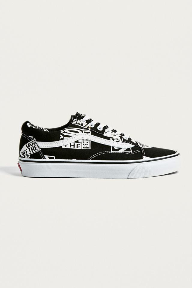Vans Old Skool Logo Black Trainers #1