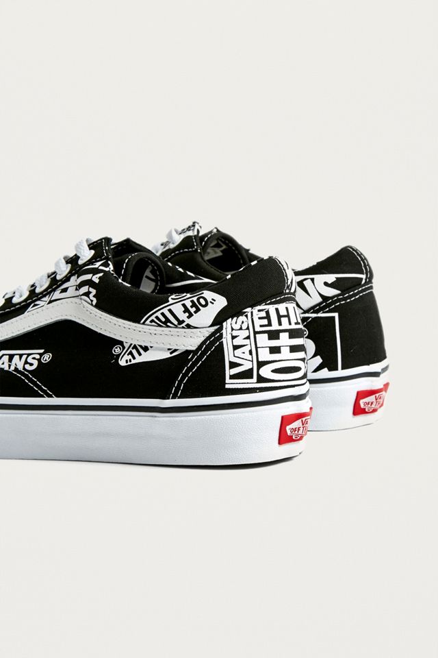 Vans Old Skool Logo Black Trainers #2