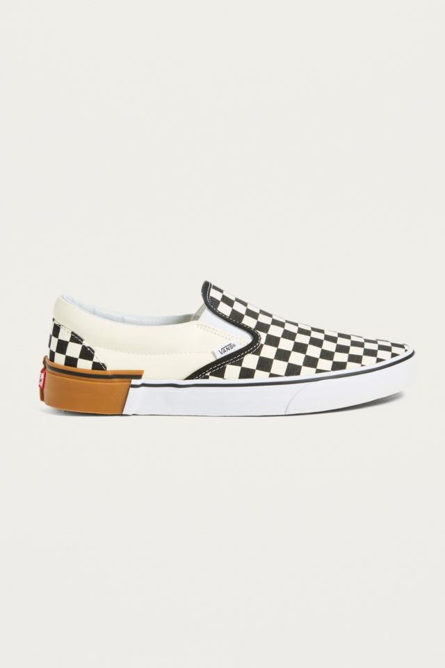 Vans Slipper Gum Block in Schwarz und WeiB Urban Outfitters DE