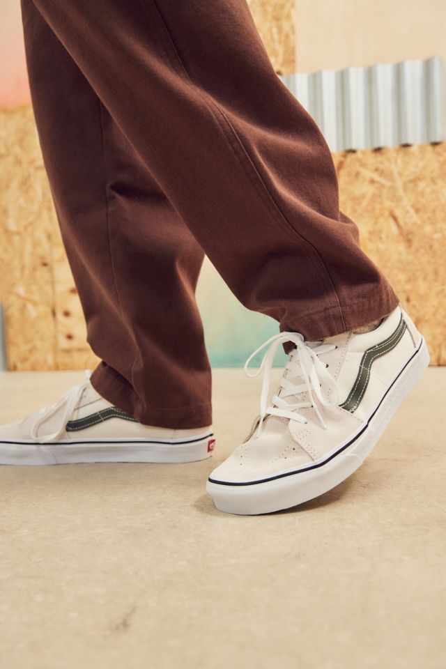 Vans sk8 shop low white