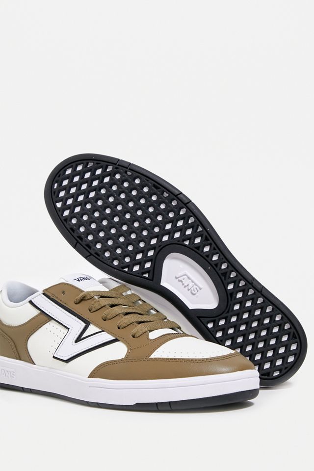 Vans - Baskets Lowland marron orangé et chamallow #2