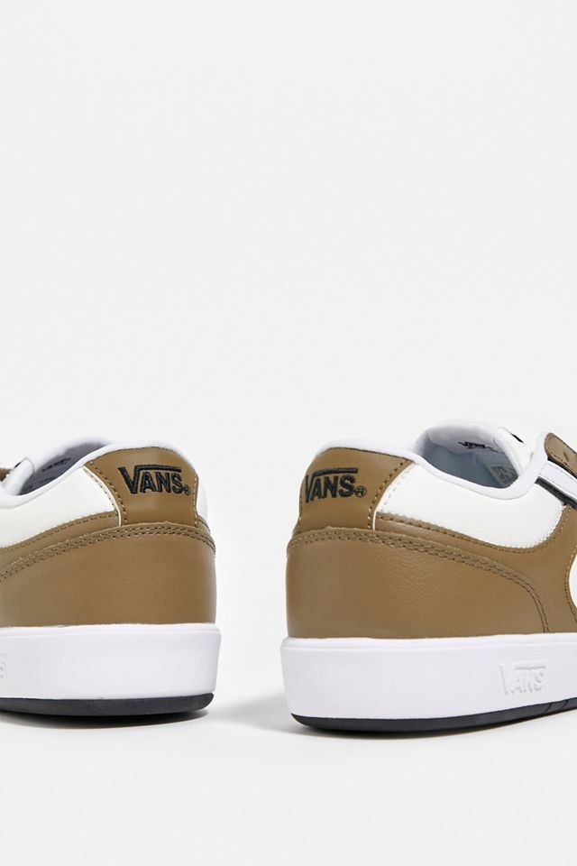 Vans - Baskets Lowland marron orangé et chamallow #4