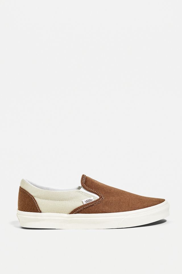 Vans – Schuhe „Desert“ zum Hineinschlüpfen aus Twill in Braun #2