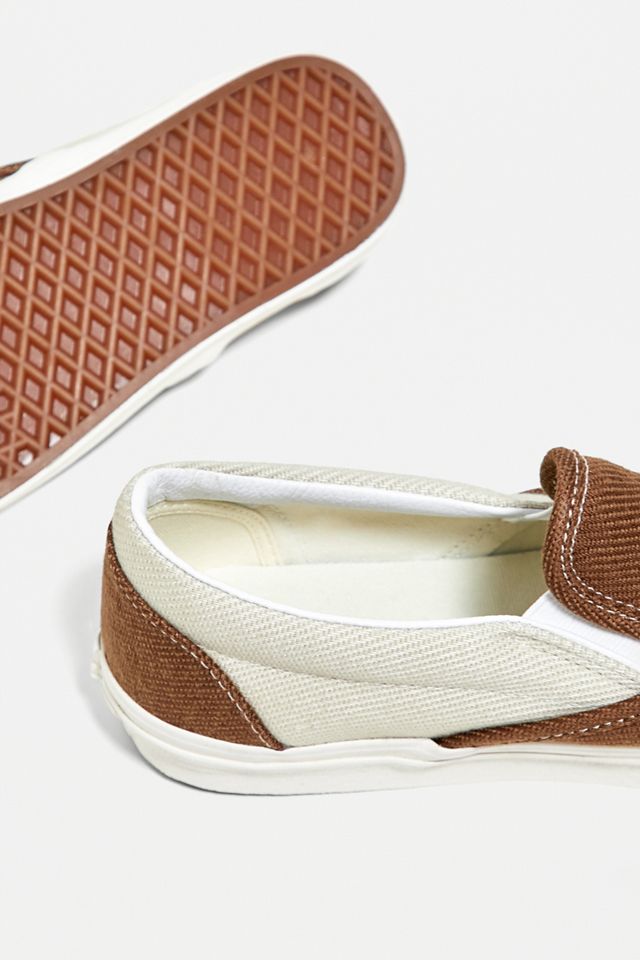 Vans – Schuhe „Desert“ zum Hineinschlüpfen aus Twill in Braun #3