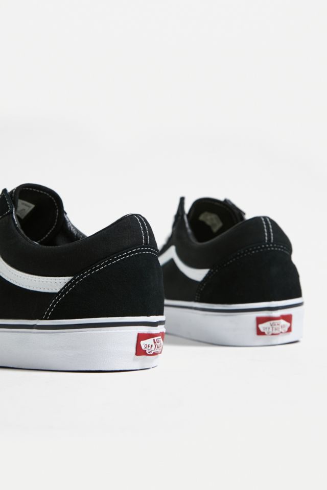 Vans black and hot sale white sneakers