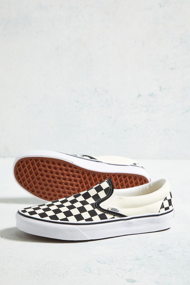 Vans slip on checkerboard on sale classic