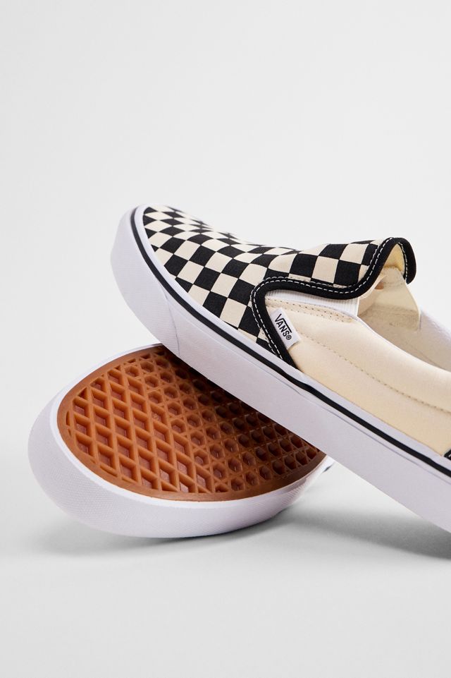 Vans Black & White Checkerboard Slip-On Trainers #2