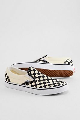 Vans Schwarz & Weiß Schachbrett Slip On Vans