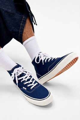 Vans Blue Authentic High Top Trainers