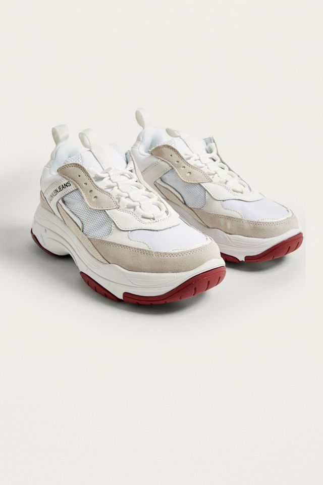 Calvin Klein Marvin Logo White Trainers #1