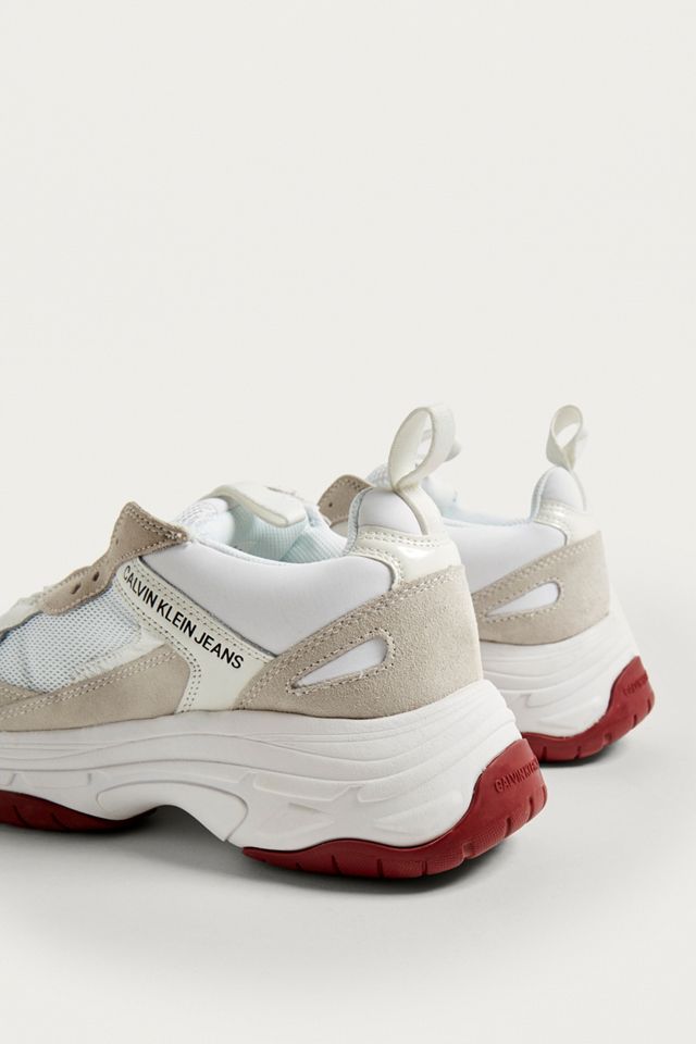 Calvin Klein Marvin Logo White Trainers #3